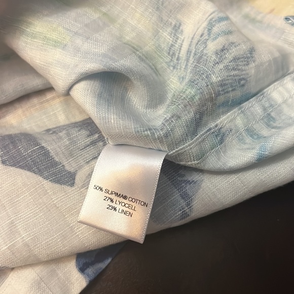 Cremieux Tropical Print Short-Sleeve Woven Camp Shirt - Picture 7 of 10